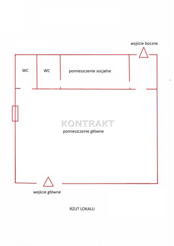 budynek usługowy z dużym parkingiem | centrum Oświ