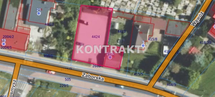 budynek usługowy z dużym parkingiem | centrum Oświ
